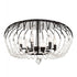 Varaluz Voliere 6 Light Semi Flush Matte Black Model: 343S06MB