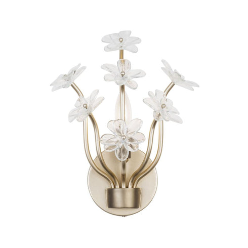 Varaluz Wildflower 1 Light Sconce Gold Dus Artifact Model: 378W01GDAR