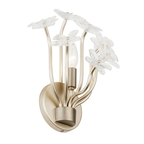 Varaluz Wildflower 1 Light Sconce Gold Dus Artifact Model: 378W01GDAR