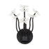 Varaluz Wildflower 1 Light Sconce Matte Black Model: 378W01MB