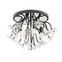 Varaluz Wildflower 4 Light Semi Flush Matte Black Model: 378S04MB