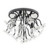Varaluz Wildflower 4 Light Semi Flush Matte Black Model: 378S04MB