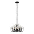 Varaluz Wildflower 6 Light Chandelier Matte Black Model: 378C06MB