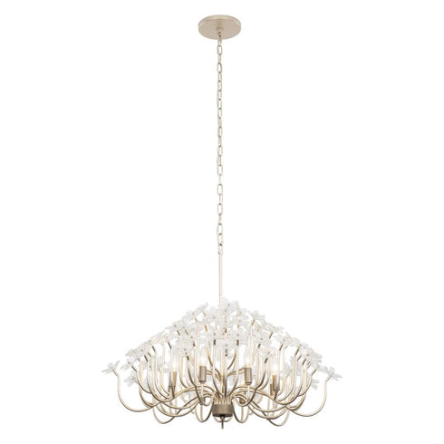 Varaluz Wildflower 8 Light Chandelier Gold Dus Model: 378C08GDAR