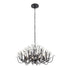 Varaluz Wildflower 8 Light Chandelier Matte Black Model: 378C08MB