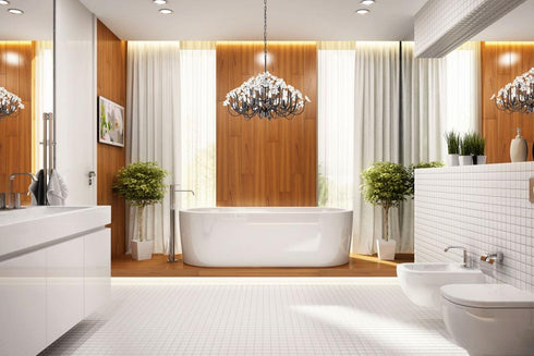 Varaluz Wildflower 8 Light Chandelier Matte Black Model: 378C08MB