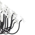 Varaluz Wildflower 8 Light Chandelier Matte Black Model: 378C08MB