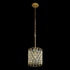 Varaluz Winsor Windsor 1 Light Crystal Pendant French Gol Model: 345P01FGMB