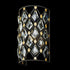 Varaluz Winsor Windsor 1 Light Crystal Sconce Carbo Havana Model: 345W01CBHG