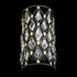 Varaluz Winsor Windsor 1 Light Crystal Sconce Carbo Havana Model: 345W01CBHG