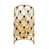 Varaluz Winsor Windsor 1 Light Crystal Sconce French Gol Model: 345W01FGMB