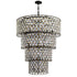 Varaluz Winsor Windsor 21 Light 4 Tier Crystal Chandelier Model: 345C21CBHG
