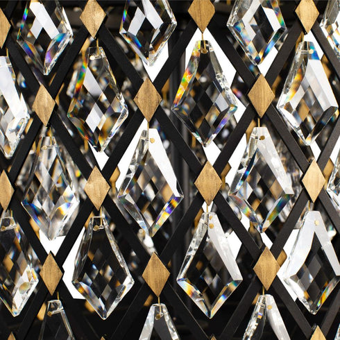 Varaluz Winsor Windsor 21 Light 4 Tier Crystal Chandelier Model: 345C21CBHG