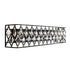 Varaluz Winsor Windsor 4 Light Crystal Bath Carbo Havana Model: 345B04CBHG