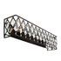 Varaluz Winsor Windsor 4 Light Crystal Bath Carbo Havana Model: 345B04CBHG