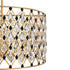 Varaluz Winsor Windsor 6 Light Crystal Pendant French Gol Model: 345P06FGMB