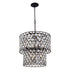Varaluz Winsor Windsor 7 Light 2 Tier Crystal Chandelier Model: 345C07CBHG