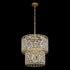 Varaluz Winsor Windsor 7 Light 2 Tier Crystal Chandelier Model: 345C07FGMB