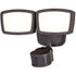 Vaxcel 10.75 in. 2 Light LED CCT Adj. Outdoor Motion Security Flood Light in Bronze 240 Deg. Model: T0701