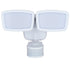 Vaxcel 10.75 in. 2 Light LED CCT Adj. Outdoor Motion Security Flood Light in White 240 Deg. Model: T0700