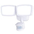 Vaxcel 10.75 in. 2 Light LED Outdoor Motion Sensor Security Flood Light in White 180 Deg. Model: T0698
