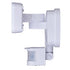 Vaxcel 10.75 in. 2 Light LED Outdoor Motion Sensor Security Flood Light in White 180 Deg. Model: T0698