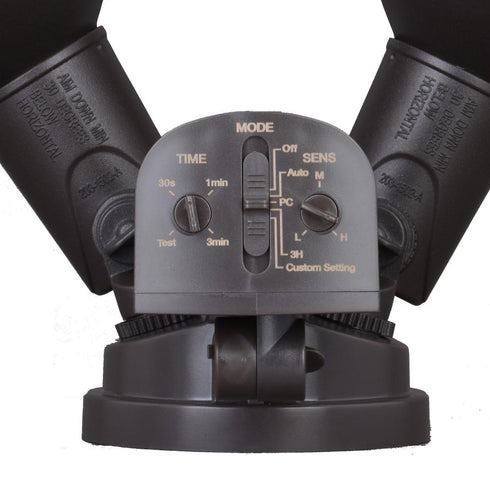 Vaxcel 11.75 in. 2 Light Outdoor Motion Sensor Security Flood Light in Bronze 180 Deg. Model: T0695