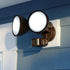 Vaxcel 11.75 in. 2 Light Outdoor Motion Sensor Security Flood Light in Bronze 240 Degrees Model: T0697