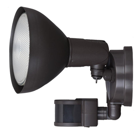 Vaxcel 11.75 in. 2 Light Outdoor Motion Sensor Security Flood Light in Bronze 240 Degrees Model: T0697