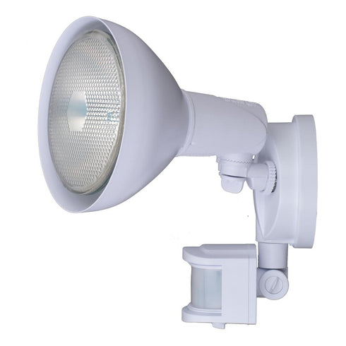 Vaxcel 11.75 in. 2 Light Outdoor Motion Sensor Security Flood Light in White 180 Degrees Model: T0694
