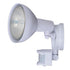 Vaxcel 11.75 in. 2 Light Outdoor Motion Sensor Security Flood Light in White 180 Degrees Model: T0694