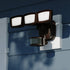 Vaxcel 13.25 in. 3 Light LED CCT Adj. Outdoor Motion Sensor Security Flood Light in Bronze Model: T0703