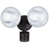Vaxcel 6.75 in. 2 Light Outdoor Motion Sensor Security Flood Light in Bronze Model: T0693