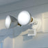 Vaxcel 6.75 in. 2 Light Outdoor Motion Sensor Security Flood Light in White Model: T0692
