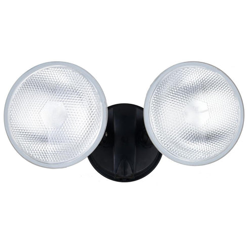 Vaxcel 6.75 in. 2 Light Outdoor Security Flood Light in Black Model: T0691