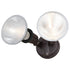 Vaxcel 6.75 in. 2 Light Outdoor Security Flood Light in Bronze Model: T0690