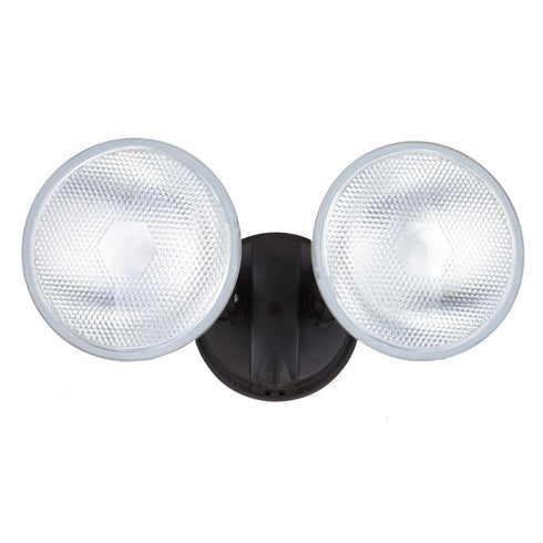 Vaxcel 6.75 in. 2 Light Outdoor Security Flood Light in Bronze Model: T0690