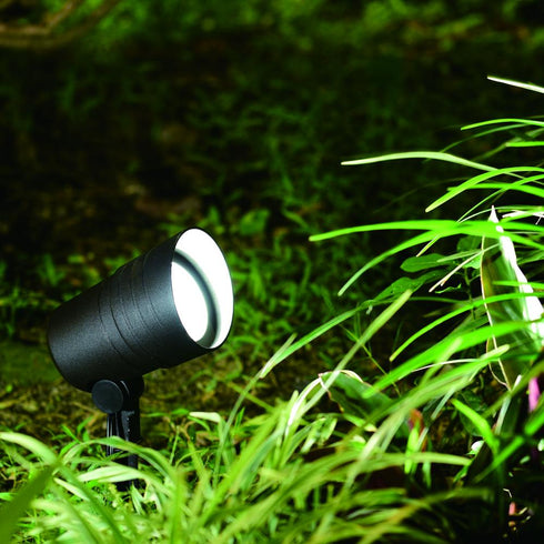 Vaxcel 850 Lumens LED Low Voltage Flood Landscape Light in Black Model: T0755