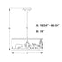 Vaxcel Acadia 18 in. W 3 Light Pendant in Bronze Model: P0416