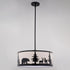 Vaxcel Acadia 18 in. W 3 Light Pendant in Bronze Model: P0416