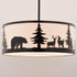 Vaxcel Acadia 18 in. W 3 Light Pendant in Bronze Model: P0416