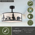 Vaxcel Acadia 20 in. W Ceiling Fan New in Bronze Model: F0132