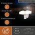Vaxcel Almora 12 in. W 2 Light LED Outdoor Motion Sensor in White Model: T0784