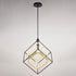 Vaxcel Anson 23.5 in. W LED Pendant in Matte Black and Gold Model: P0413