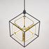 Vaxcel Anson 23.5 in. W LED Pendant in Matte Black and Gold Model: P0413