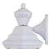 Vaxcel Auburn Dualux 6.25 in. Outdoor Motion Sensor Wall Light in Textured White Model: T0730