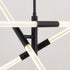 Vaxcel Avalon 27 in. W 6 Light LED Pendant in Matte Black Model: P0425