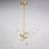 Vaxcel Avalon 27 in. W 6 Light LED Pendant in Muted Brass Model: P0426