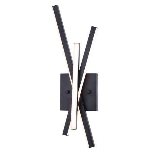 Vaxcel Barcelo 6.25 in. LED Wall Light in Matte Black Model: W0459