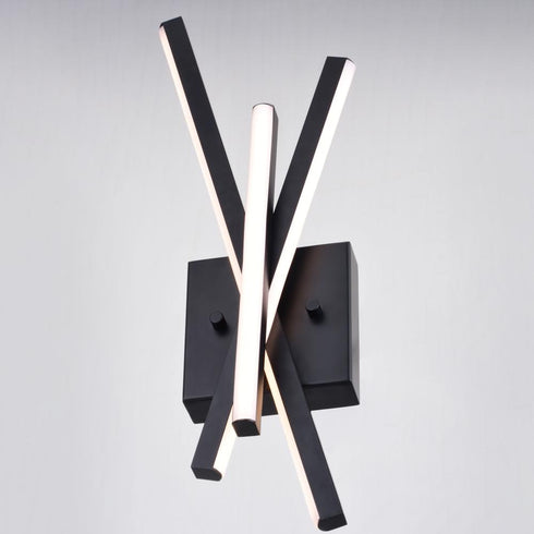 Vaxcel Barcelo 6.25 in. LED Wall Light in Matte Black Model: W0459